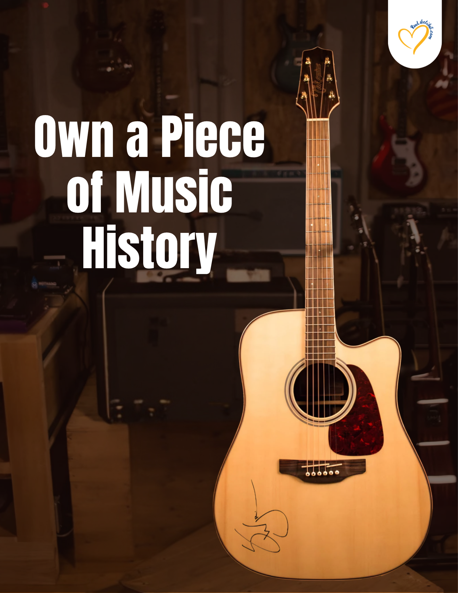 Stephen Wilson Jr. Autographed Guitar